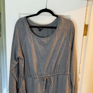 Knee length Sweater dress with pockets